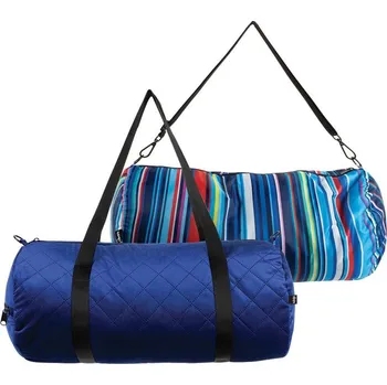 Módní doplněk LOQI, Taška LOQI Weekender prošívaná oboustranná sytě modrá - Formadore