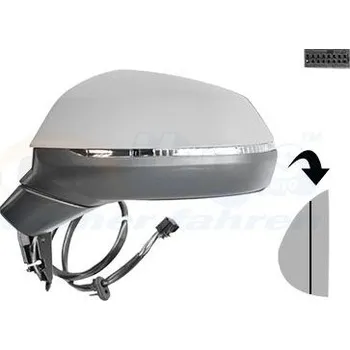 Auto zrcátko Vnější zpětné zrcátko VAN WEZEL 0391805