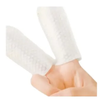 Péče o psí chrup Zubní kartáček na prst pro psy i kočky bavlna 10ks