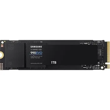 Ukládání dat SSD Samsung 990 EVO 1000GB - formát M.2; čtecí rychlost až 5000 MB/sec; zapisovací rychlost až 4200 MB/sec
