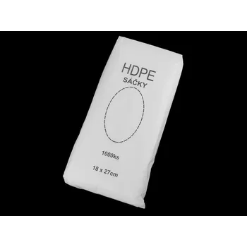 Sáček na potraviny Sáčky 1000 ks - 3 (18x27 cm) transparent