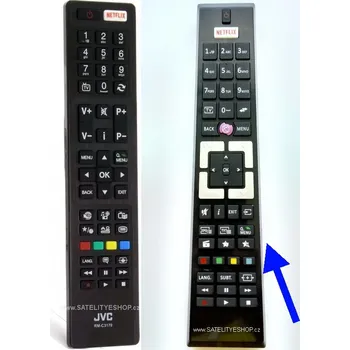 Dálkový ovladač JVC LT-65VU83A LED , RM-C3179 dálkový ovladač náhradní