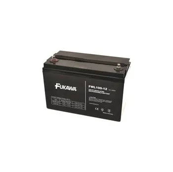 Záložní baterie FUKAWA akumulátor FWL 100-12 (12V; 100Ah; závit M6; životnost 10let)