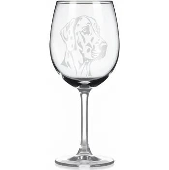 Sklenice Sklenice na víno s gravírovaným motivem – Americký leopardí honič