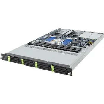 Server GIGABYTE Server R163-Z36 1U SP5(300/400W), 1GbE, 16E3.S, M.2, 12DDR5, 2PCI-E16g5, 2OCP3, IPMI, 2kW rPS (80+ TIT.)