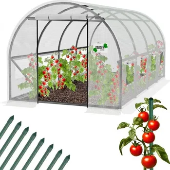 Fóliovník Pro-Tech shop Zahradní fóliovník 4-segmentový - bílý 6x3x2m 62156&nbsp;TUN5214