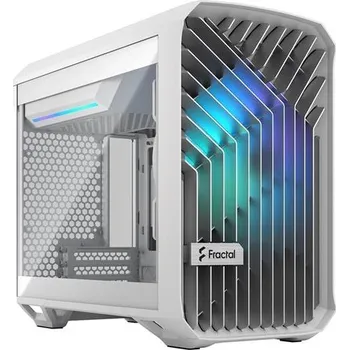 PC skříň Fractal Design Torrent Nano RGB White TG Clear Tint
