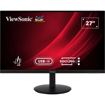 Monitor ViewSonic VG2709U-2 / 27" QHD Frameless IPS Monitor with 2 HDMI, DP in, DP out, USB type C, RJ45 , USB, Daisy Chain