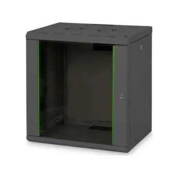 Stavebniny Digitus 12U nástěnná skříň, Unique Series 643x600x450 mm, barva černá (RAL 9005)