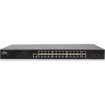 Switch UNV Switch NSW5110-24GT4GP-IN / 24x 1000Mbps ports RJ-45/ 2x RJ-45/SFP/ 2x SFP/ 56Gbps/ 41.66Mpps
