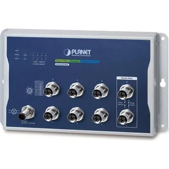 Switch Planet WGS-5225-8MT Industrial L2+ 8-Port 10/100/1000T M12 Wall-mount Managed Switch