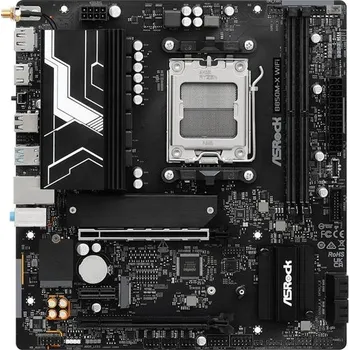Základní deska ASRock B850M-X WiFi / AMD B850 / AM5 / 2x DDR5 DIMM / 2x M.2 / HDMI / DP / USB-C / WiFi / mATX