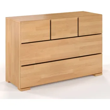 Komoda Buková komoda z masivu Sandemo 3+2 Odstín moření: Buk přírodní