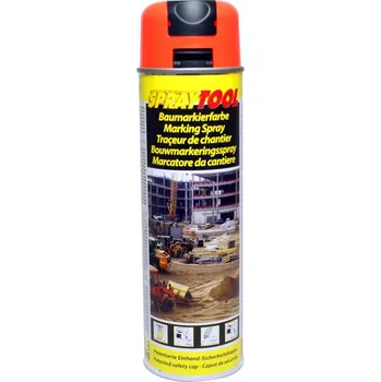 Barva ve spreji Spraytool značkovací sprej oranžový, 500 ml