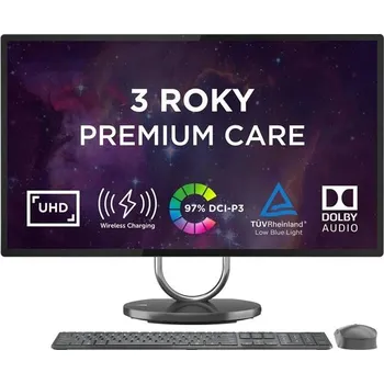 Stolní počítač Lenovo YOGA AIO 32ILL10 Ultra 7 258V/32GB/SSD 1TB/31,5"/UHD/IPS/495nitů/RTX4050 6GB/Qi/300W/3r OnSite/WIN11 Home/šedá