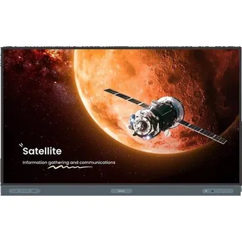 Monitor BENQ dotykový panel 75" RP7504/ UHD 4K/8GB I 64GB /provoz 18/7/ HDMI/DP/ USB-C/ Android 13/NFC/wifi/50 dotykových bodů
