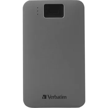 Externí pevný disk VERBATIM externí HDD 2.5" 2TB, Executive Fingerprint Secure, USB 3.2 Gen 1 / USB-C, šedá