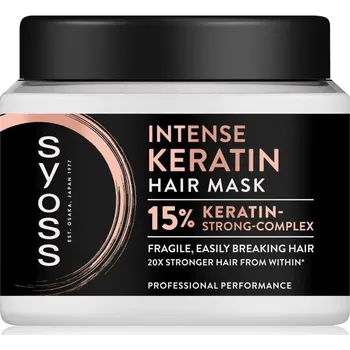 Vlasová regenerace Syoss Intense Keratin vlasová maska 400ml