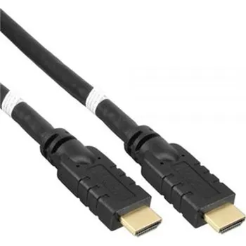 Video kabel PremiumCord HDMI High Speed with Ether.4K@60Hz kabel se zesilovačem,25m, 3x stínění, M/M, zlacené konektory