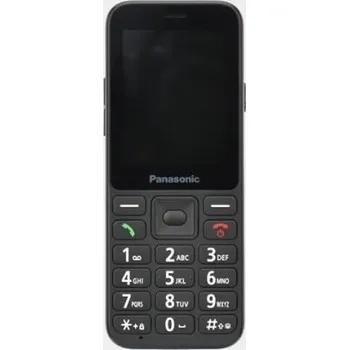 Mobilní telefon Panasonic KX-TU250EXB mobilní telefon pro seniory - barevný displej 2,4", fotoaparát, USB-C, 4G, černý