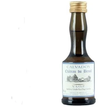 Brandy Calvados Chateau du Breuil VSOP, 40%, 0,03l