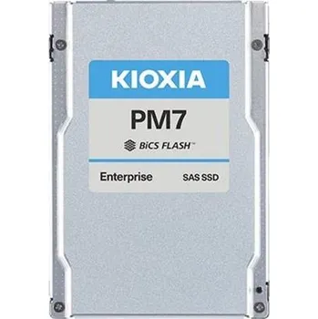 SSD disk Kioxia Enterprise SSD, PM7-R SED Series, 15360 GB, PWPD:1, SAS 24Gbit/s, 2,5" 15mm, 4200/4100 MB/s, 720/160K IOPS