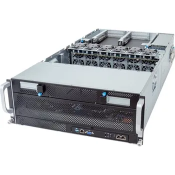 Server GIGABYTE GPU server G493-ZB0 4U 2S-SP5(400/500W),2×10GbE,2M2,8GPU(g5), 2PCI-E16g5, 48DDR5-5200, IPMI, rPS (80+TIT)