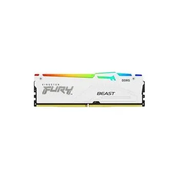 Počítač Kingston FURY Beast DDR5 32GB (Kit 2x16GB) 6000MT/s DIMM CL30 RGB XMP White