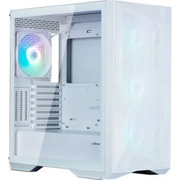 Zalman skříň Z9 Iceberg white / Middle tower / ATX / 4x140mm fan ARGB / temperované sklo / bílá
