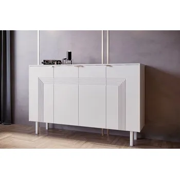 Komoda DC Bílá komoda Yoko 4D