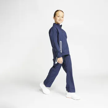 INESIS Dětská golfová nepromokavá bunda RW500 10 LET MODRÁ