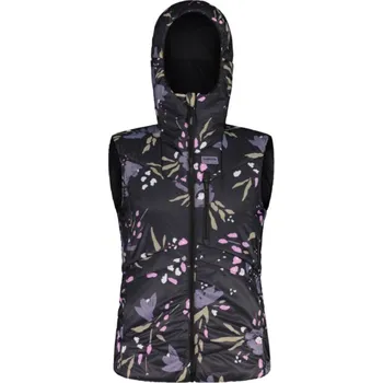 Dámská vesta MALOJA ZINKENM Deep Black Brushflower - S