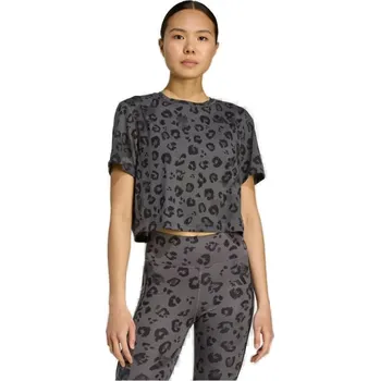 Dámské triko s krátkým rukávem ADIDAS-WE T-SHIRT AOP GREY FIVE/PRINT Šedá L