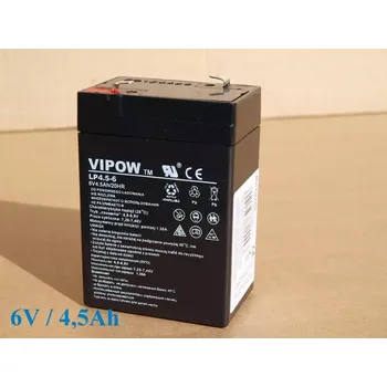 Záložní baterie Baterie gelová Vipow 6V/4,5Ah/20HR pro dětská vozítka