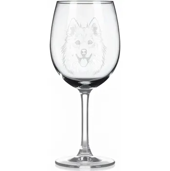 Sklenice Sklenice na víno s gravírovaným motivem – Pomsky