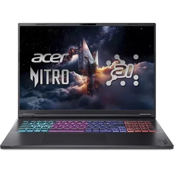 Notebook ACER NTB Nitro 18 AI (AN18-61-R3KG),AI 9 365,18" 2560x1600,32GB,1TB SSD,RTX 5060,W11 Home,Obsidian Black