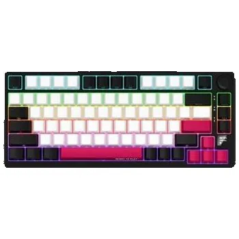 Klávesnice LORGAR Klávesnice KBP7075MW, mechanická, 75%, bezdrátová herní, černá/červená, CS