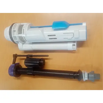 BESTECO Univerzální Splachovací Souprava pro Kombi WC Dual Flush Spodní Napouštění 1/2" i 3/8" Chrom Tlačítko