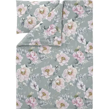 Povlečení LIVARNO® Ložní povlečení Renforcé, 140 x 200 cm, 70 x 90 cm (Pivoňky)