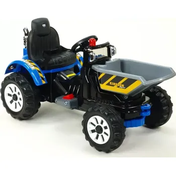 Dětské elektrovozidlo Dětský elektrický traktor modrý