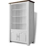 Regál Merlin - masiv borovice Odstín: Šedá krycí barva