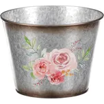 Obal na květiny Růže, 16 x 12 x 16 cm, kov 183712219