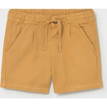 Dětské šortky s přídavkem lnu Mayoral 1220.3F.Baby.PPY2 žlutá 18X, vel. 92