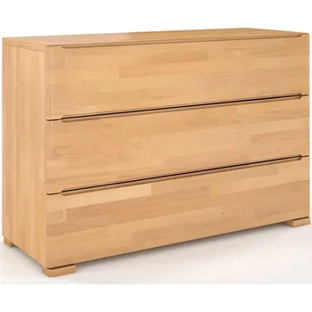 Komoda Komoda z masivu buk Sparta 3S Odstín moření: Buk přírodní