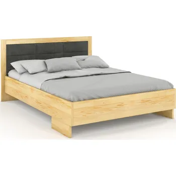 Postel Zvýšená postel z masivu borovice Kalmar Rozměr: 140x200, Odstín moření: Borovice přírodní, Čalounění: 2315