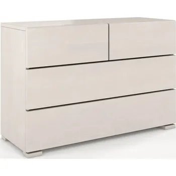 Komoda Komoda z masivu borovice Hessler 2+2 Odstín moření: Bílá