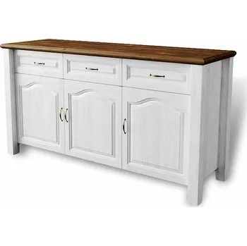 Komoda Komoda Merlin 3D3S - masiv borovice Odstín: Borovice přírodní