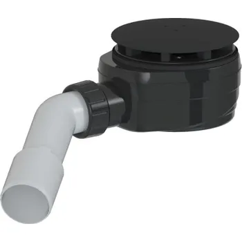 Sifon Vaničkový sifon MULTI 90 x 40/50mm nízký černý ESLIM90KOBL