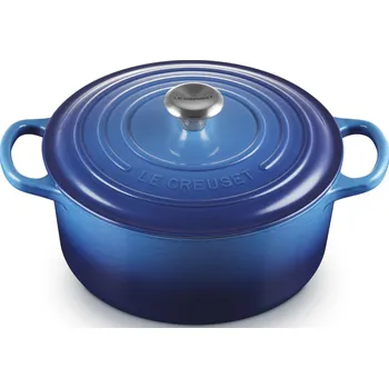Pánev Le Creuset, Pekáč Signature 22 cm tmavá modř - Formadore