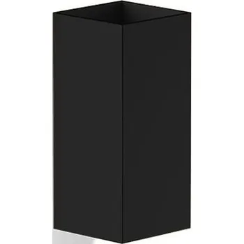 Držák na kartáček Decor Walther, Pohár na zubní kartáčky Corner nástěnný černý matný - Formadore